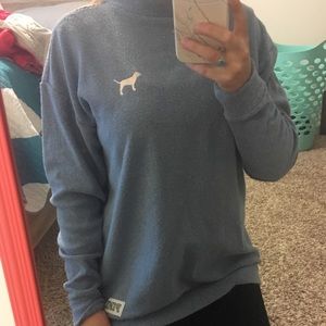 Victorias Secret PINK mockneck crew